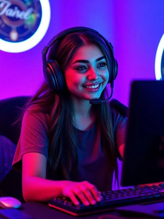 Streamer transmitindo partida ao vivo